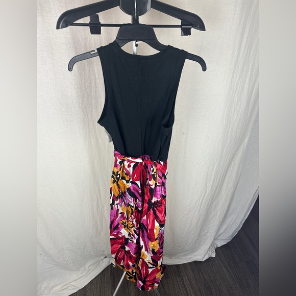 Donna Morgan Berry & Black Meadow Midi Dress Size 8P (12UK) NWT - Picture 10 of 17